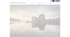 Desktop Screenshot of explorelightphotographyworkshops.com
